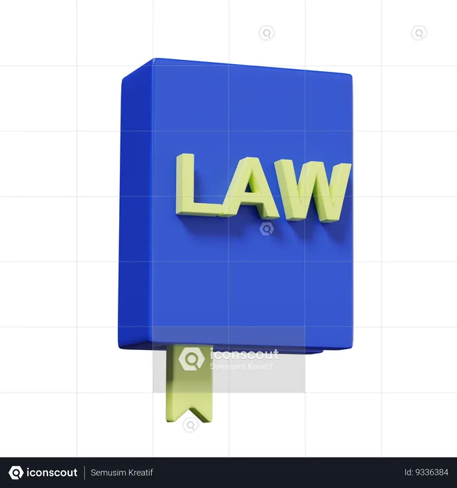 Law  3D Icon