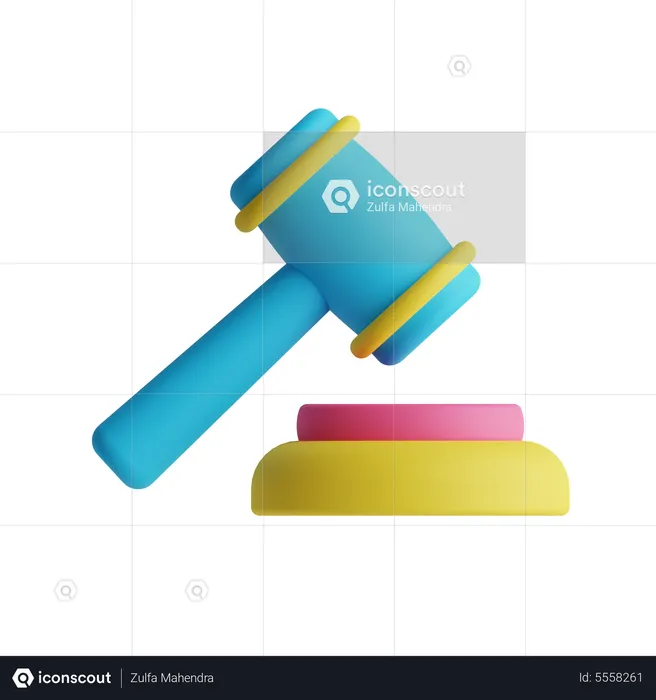 Law  3D Icon