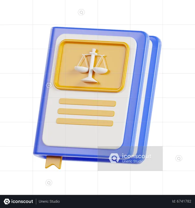 Law Book  3D Icon