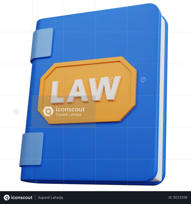 Law Book  3D Icon