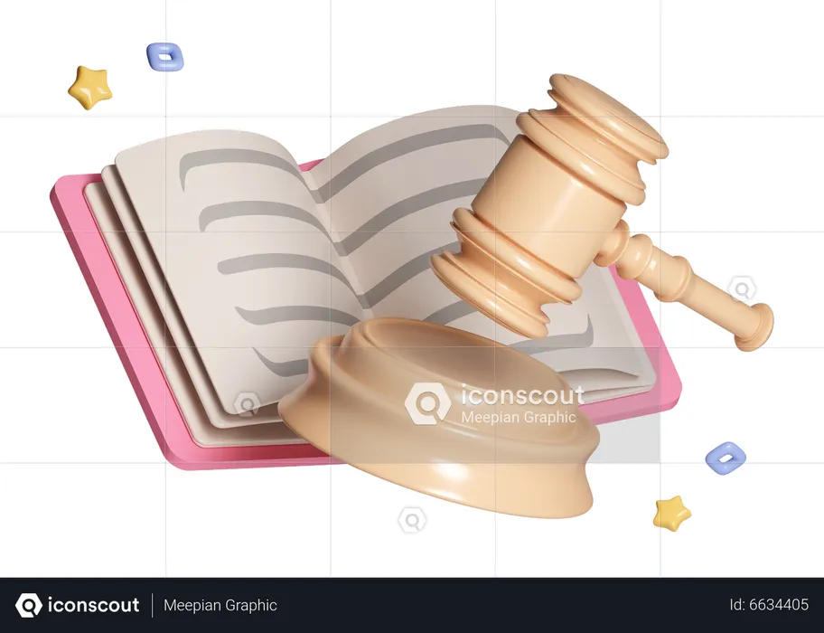 Law Book  3D Icon