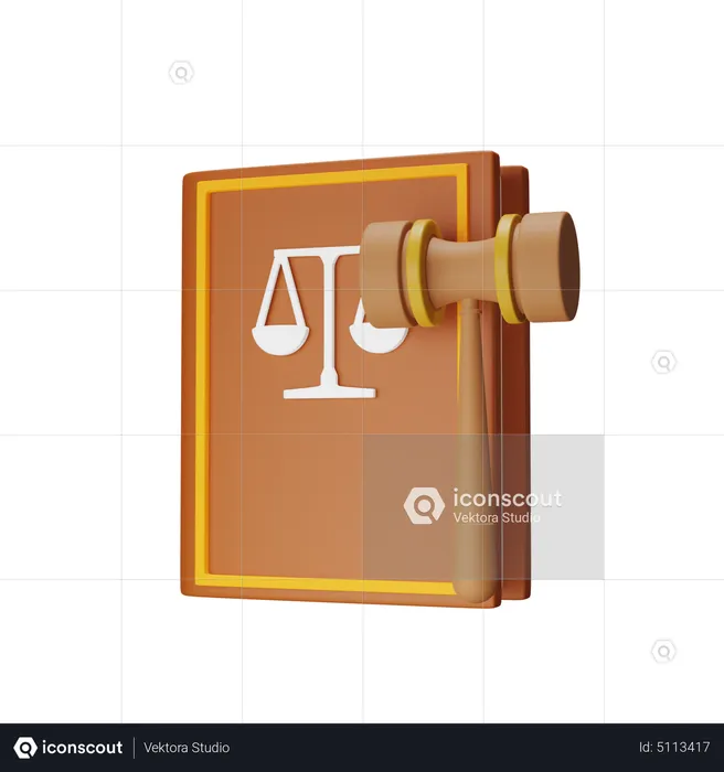 Law Book  3D Icon