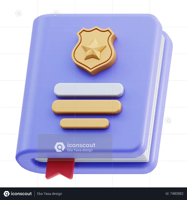 Law Book  3D Icon