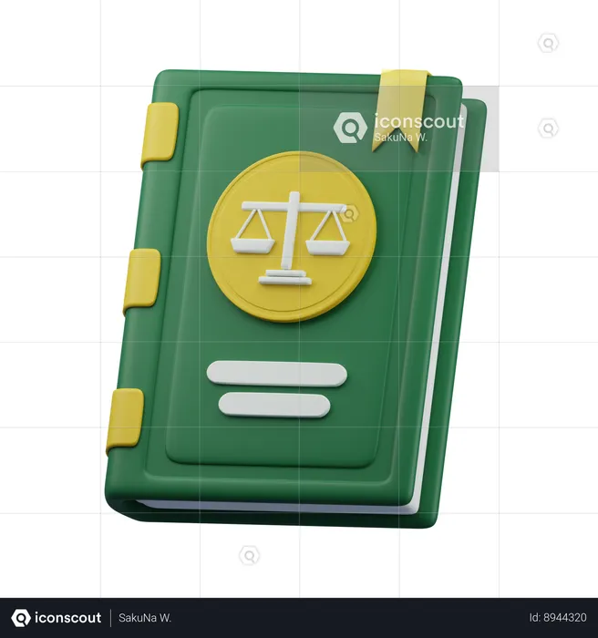 Law Book  3D Icon