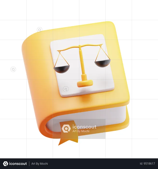 Law book  3D Icon