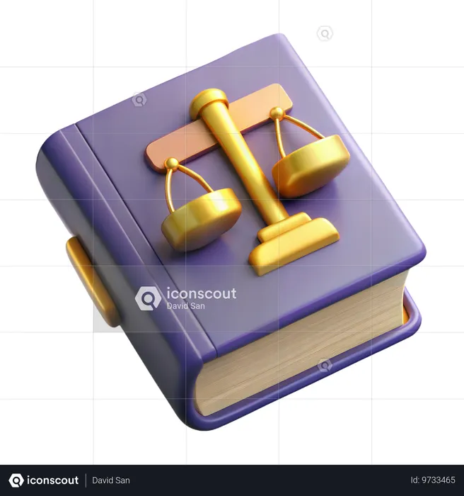 Law Book  3D Icon