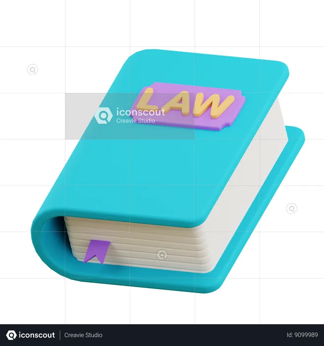 Law Book  3D Icon