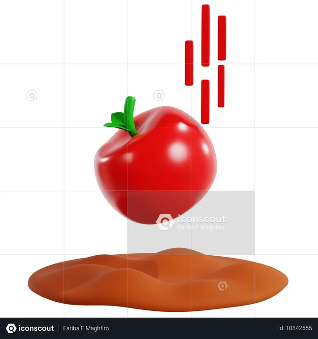 Law Of Apple Falling  3D Icon