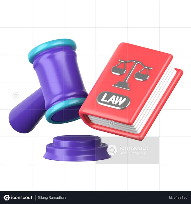 Law Problem  3D Icon