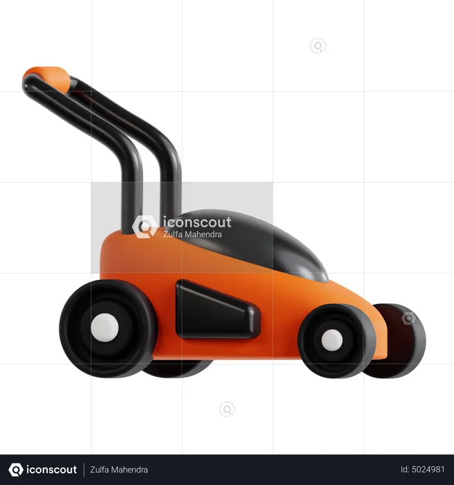 Lawn Mower  3D Icon