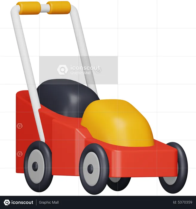 Lawn Mower  3D Icon