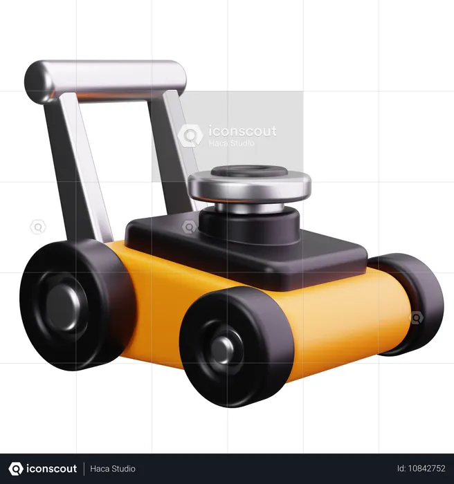 Lawn Mower  3D Icon