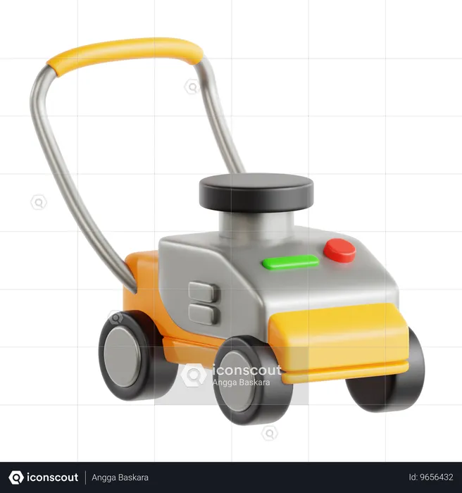 Lawn Mower  3D Icon