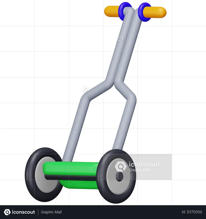 Lawn Mower Manual  3D Icon