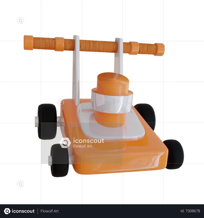 Lawnmower  3D Icon