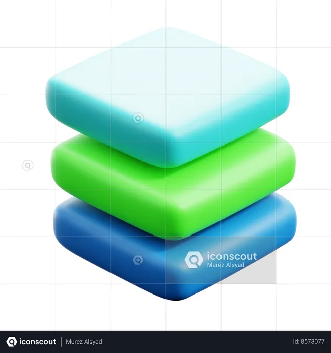 Layer arrange  3D Icon