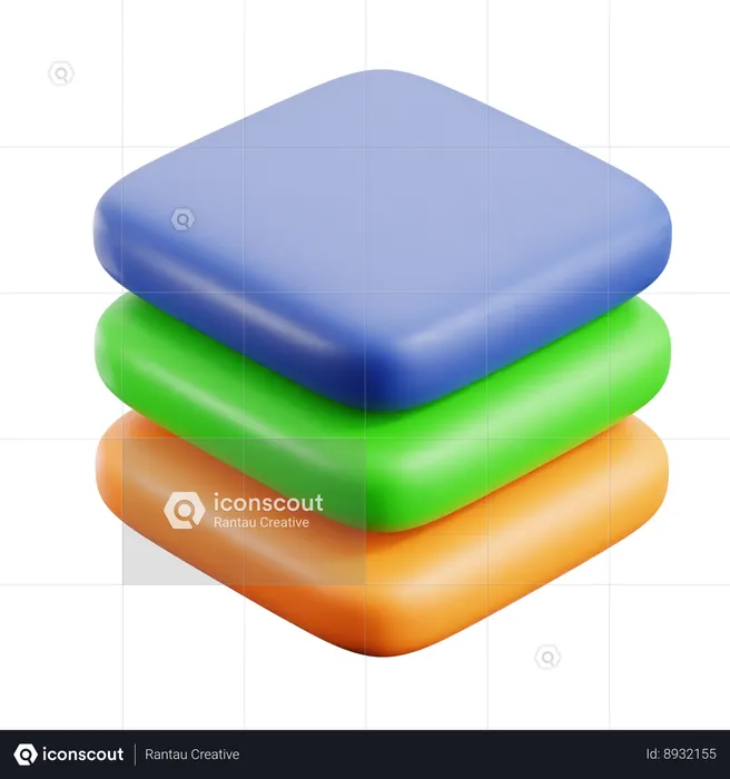 Layers  3D Icon