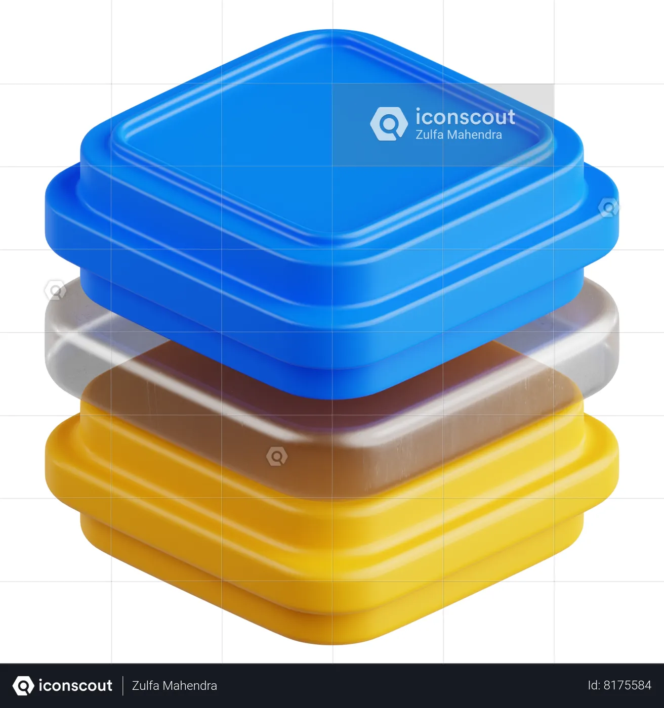 Layers 3D Icon - Free Download User Interface 3D Icons | IconScout