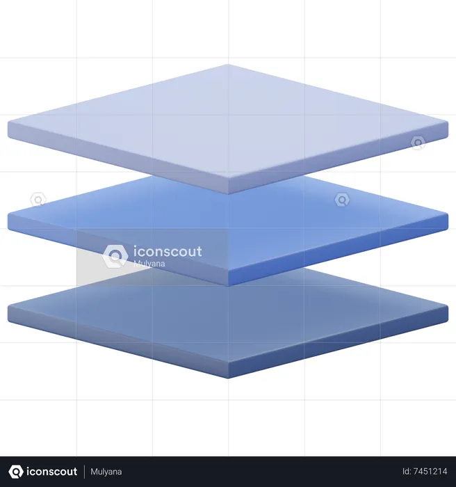 Layers  3D Icon