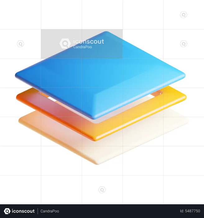 Layers  3D Icon