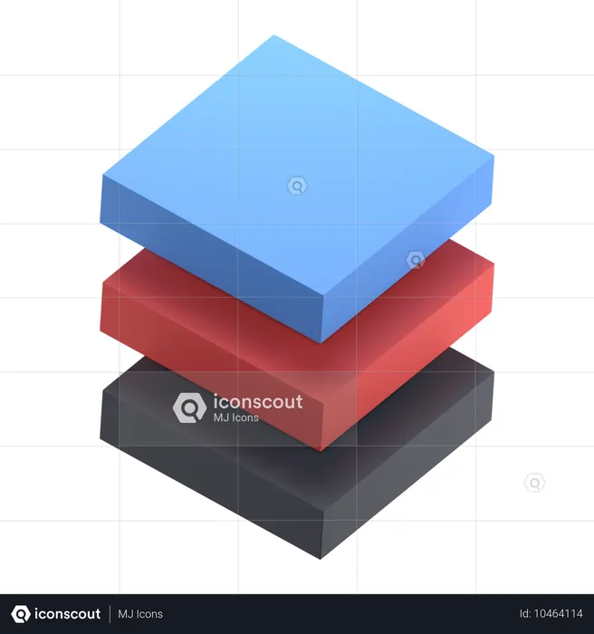 Layers  3D Icon