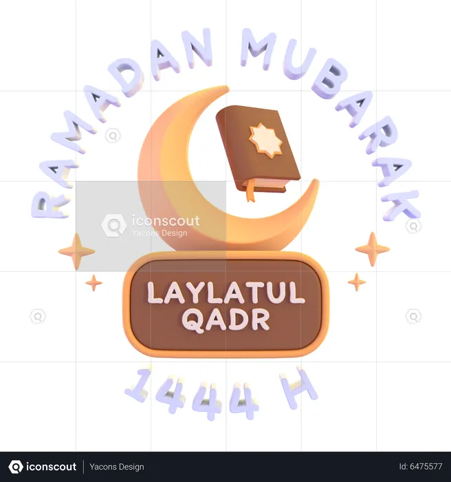 Laylatul qadr  3D Icon