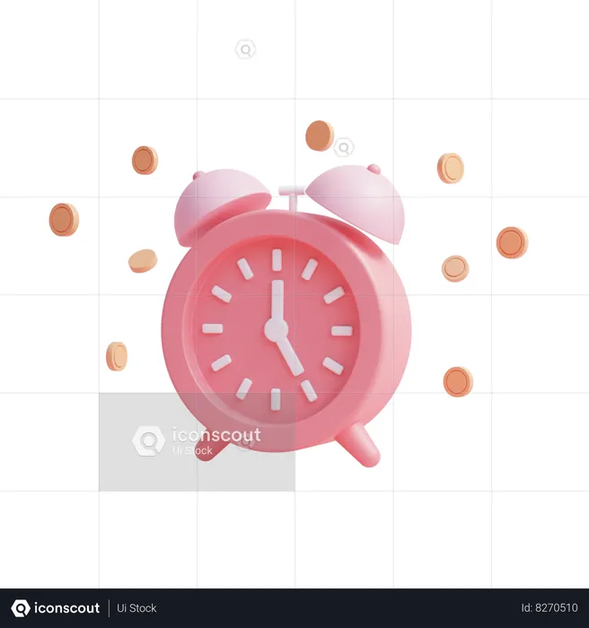 Le temps, c'est de l'argent  3D Icon