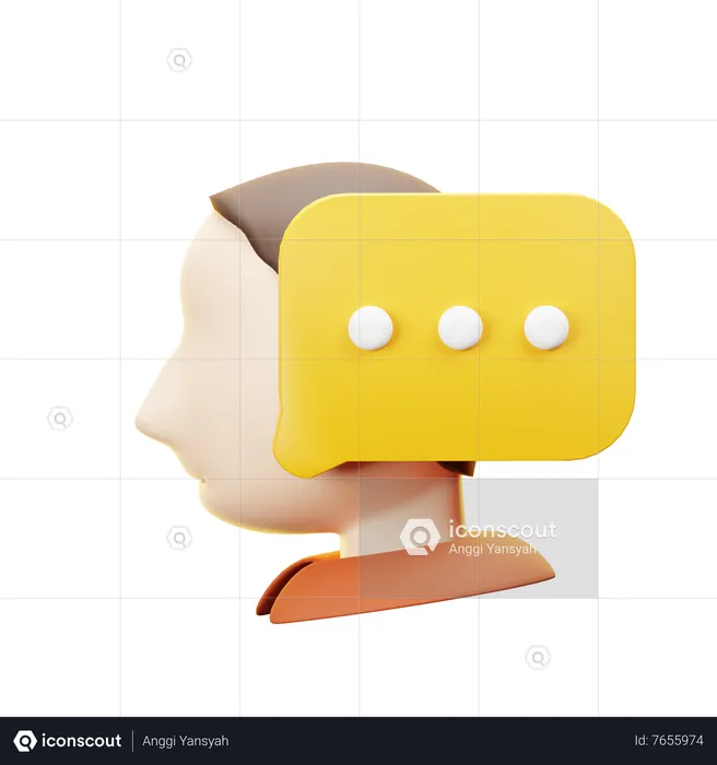 Leader Communication  3D Icon
