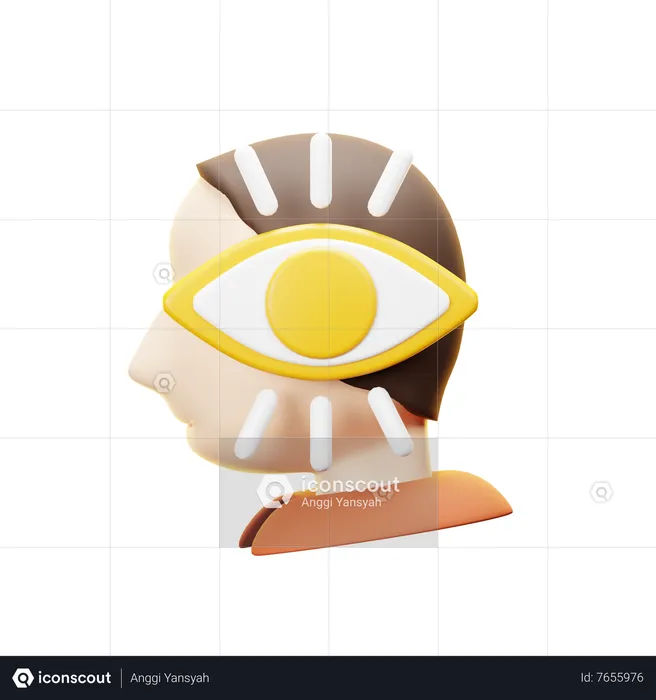 Leader Vision  3D Icon