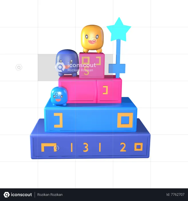 Leaderboard  3D Icon