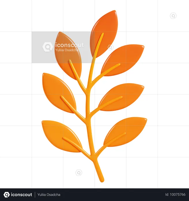 Leaf  3D Icon