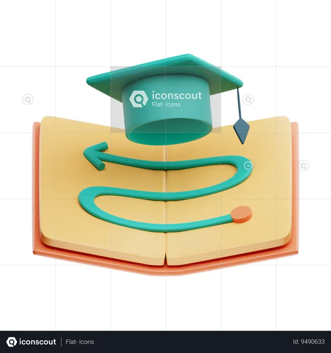 Learning Path  3D Icon