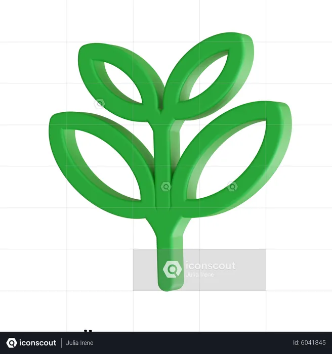 Leaves  3D Icon