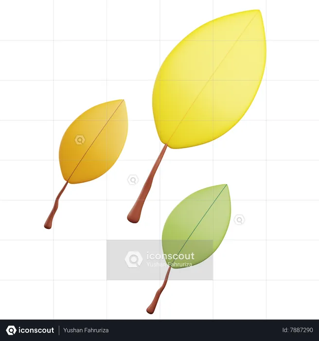 Leaves  3D Icon