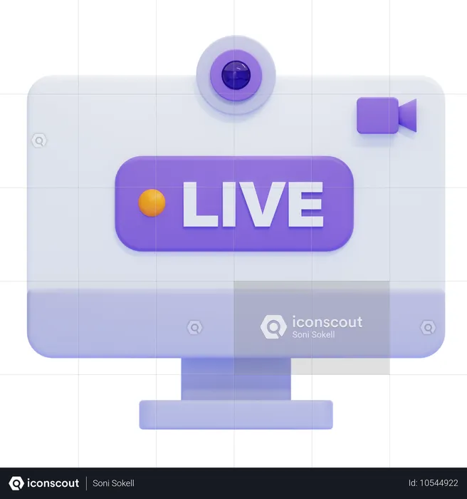 Live  3D Icon