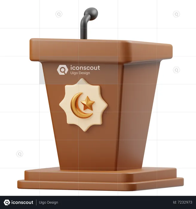 Lectern  3D Icon