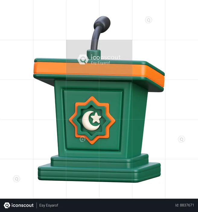 Lectern  3D Icon
