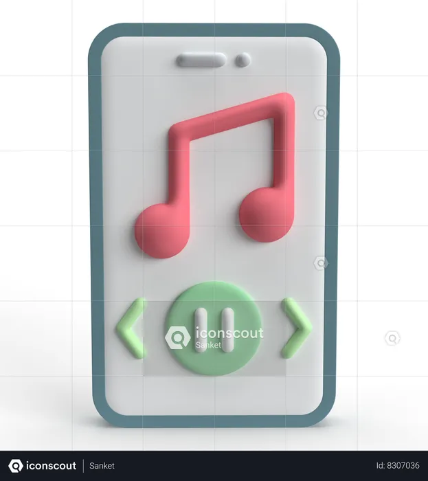 Lecteur de musique  3D Icon