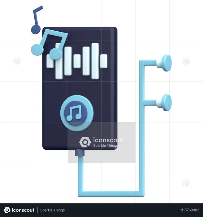 Lecteur mp3  3D Icon