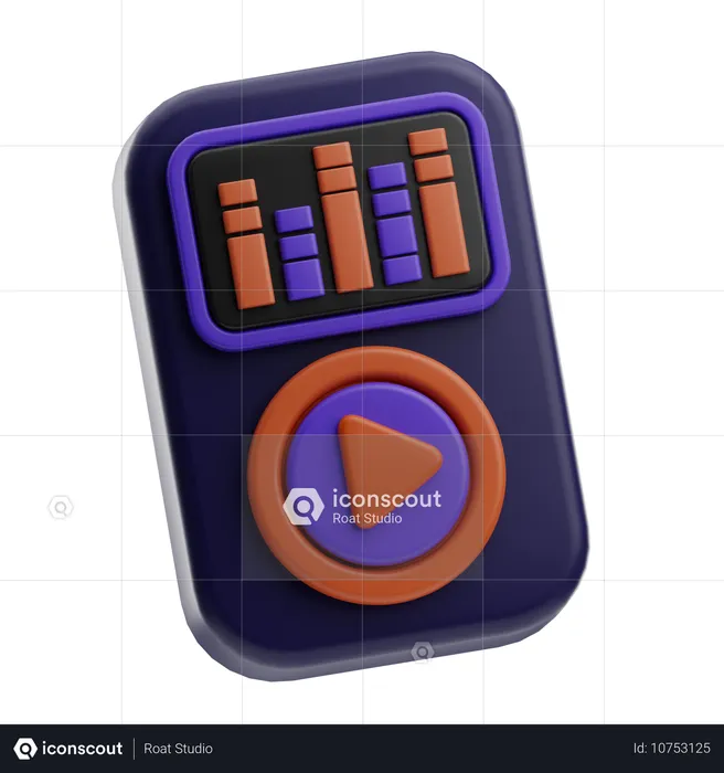 Lecteur mp3  3D Icon