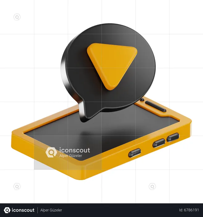 Lecteur vidéo  3D Icon