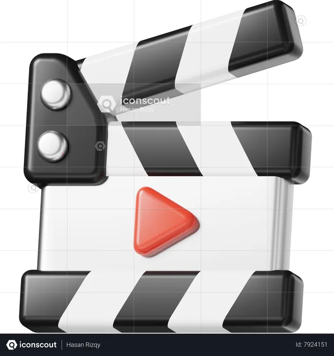 Lecteur vidéo  3D Icon