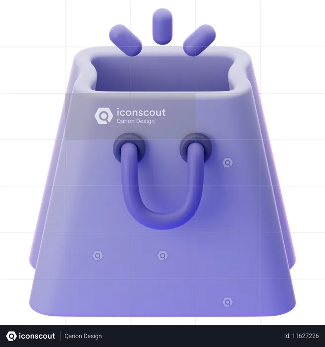 Leere einkaufszentren  3D Icon