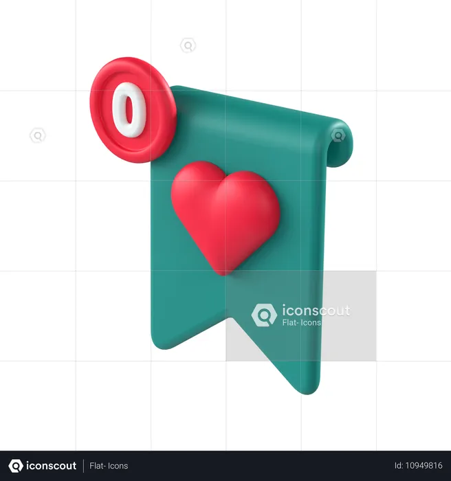 Favoriten leeren  3D Icon