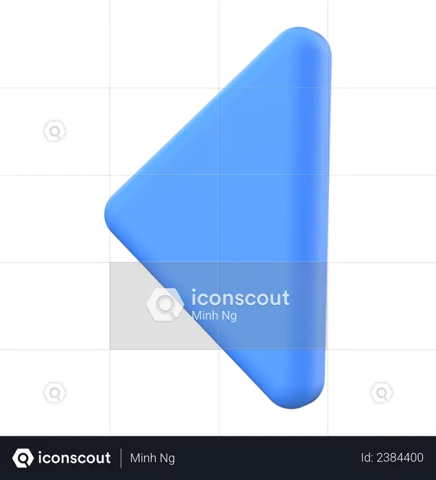 Left arrow  3D Icon