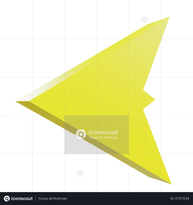 Left Arrow  3D Illustration