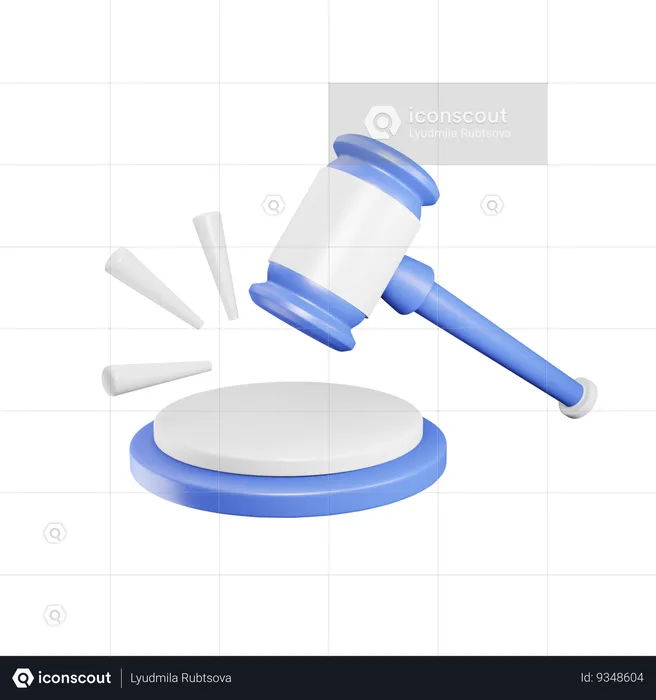 Legal  3D Icon