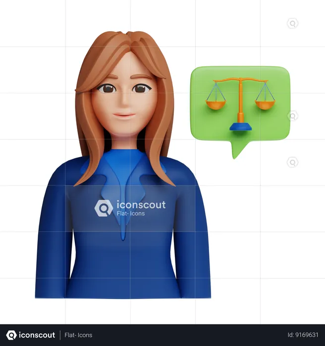 Legal Consultation  3D Icon