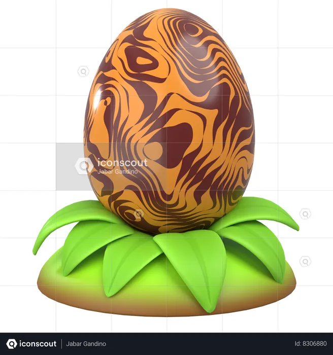 Legendary Dragon Egg  3D Icon