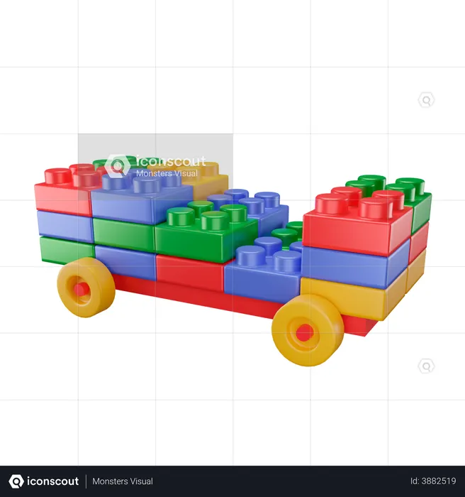 Lego  3D Illustration